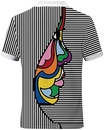 UBST 2022 חולצות פולו חדשות לגברים, קיץ שרוול קצר רוכסן צווארון צווארון קז'ואלי מתיחה הנלי רוכסן גולף חולצות גולף
