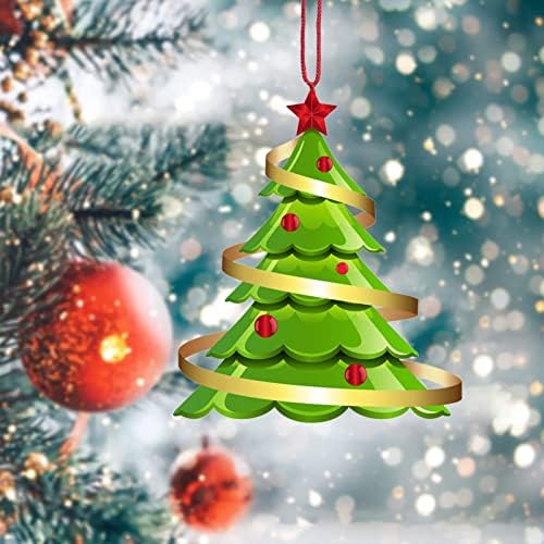 עץ חג המולד עץ חג המולד קישוט עץ חג המולד תליונים תלויים תליונים למסיבת חג המולד עיצוב בית גרלנד עם קישוטי אורות