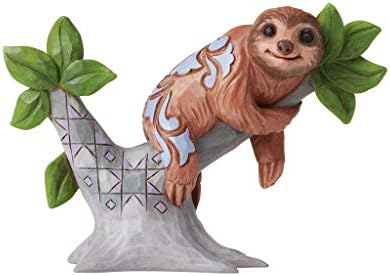 Enesco Jim Shore Heartwood Creek Mini Sloth פסלון, 3 , Multicice