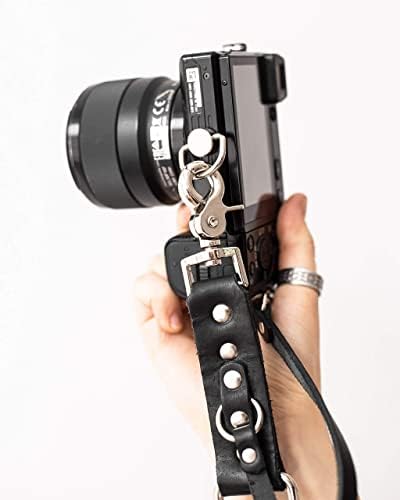 אביזרי רצועת מצלמה למצלמה אחת מקצועית רתמת עור בודד רצועת כתף מהיר שחרור מהיר ציוד DSLR/SLR רצועה