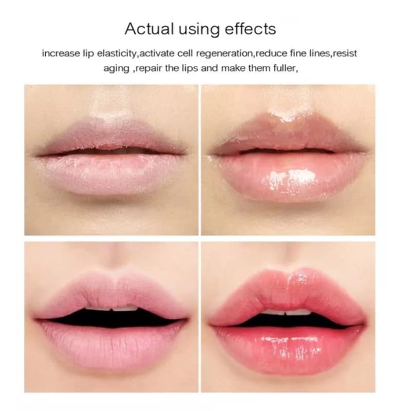 שפתיים מלאות יותר על ידי ואפי, שפתיים מלאות שפתיים טבעיות וסרום לטיפול בשפתיים, משפר שפתיים לפולר, מסכת שפתיים,
