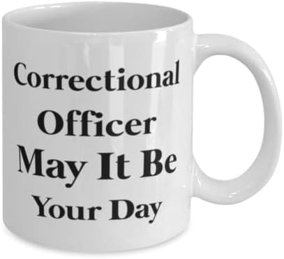 כליאה קצין ספל, כליאה קצין-עשוי זה להיות שלך יום, חידוש ייחודי מתנת רעיונות כליאה קצין, קפה ספל תה כוס לבן