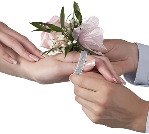 אלסטי יד וזר פרחים להקות, אלסטי צמידי לחתונה לנשף פרחים
