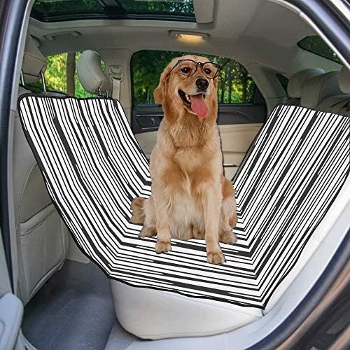 כיסוי מושב כלב מותאם אישית מודרני עיצוב סגנון אופנה פשוט הדפסת רכב מושב מכסה לכלבים עמיד למים החלקה עמיד רך לחיות מחמד