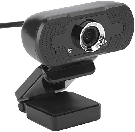 מצלמת Wuqioei, Full HD 1080p USB 2.0 מצלמת מצלמת מחשב עם מיקרופון מבטל רעש ליוטיוב, שיחות וידאו של סקייפ, לימוד, ועידה,