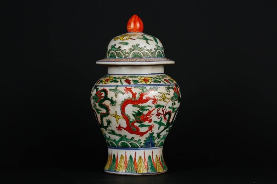 Ylyajy בסגנון סיני מיכל עתיק צנצנת עתיקות קישוטים לקישוט הבית קישוטי חרסינה
