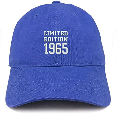 טרנדי הלבשה חנות מהדורה מוגבלת 1965 רקום מתנת יום הולדת מוברש כותנה כובע