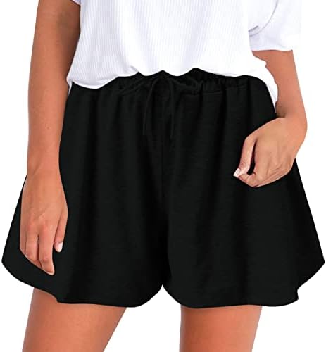 מכנסי קיץ מזדמנים לנשים המריצות מכנסיים קצרים מכנסי כותנה לנשים מכנסיים קצרים זורמים