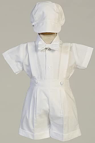 תלבושות טבילה לבנים, תלבושת טבילה של תינוק, בגדים קצרים של אפוד טבילה - Ropa de Bautizo para niño bebe