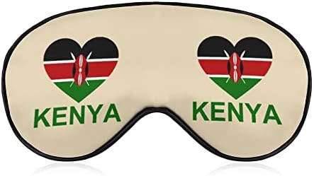 אהבה קניה מסכת שינה קלת משקל קלה מכסה עיניים מסכת עיניים מכסה עם רצועה מתכווננת לגברים נשים