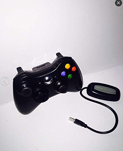Black Wireless Full Witberation Feedback Controller Gamepad joystick עבור Windows XP/7/8/8.1 Xbox 360 משחק מחשב קונסולה