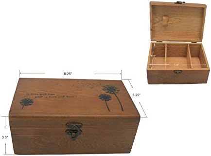 ערכת תפירה, סל קופסאות ערכת תפירה מעץ עם תא, מארגן אביזרים לתיקון תפרים נייד, ארגז תפירה וינטג 'עץ לנשים,