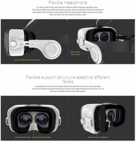 אוזניות מציאות מדומה 3 משקפי מציאות מדומה קסדה בקר בלוטות ' עבור סרטי איימקס ומשחקים עם שלט רחוק
