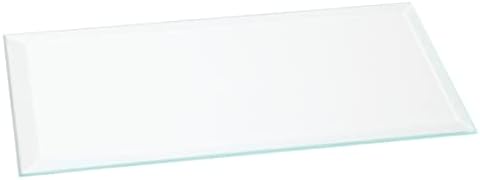 מלבן פלימור זכוכית משופעת שקופה 3 מ מ, 3 אינץ ' על 6 אינץ