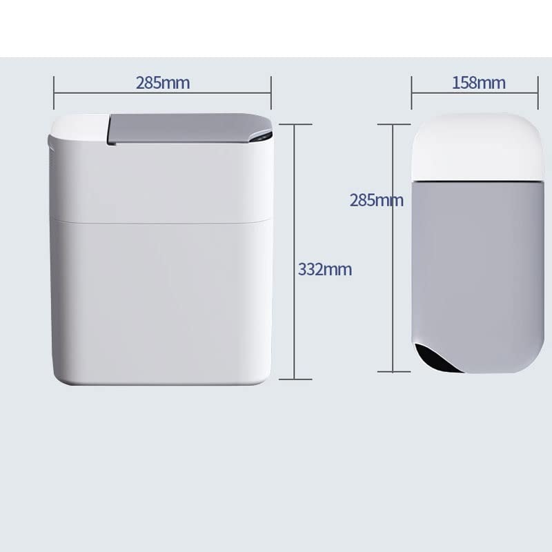 Chunyu Sensor Sensor Can Fash עבור פינת מטבח חכם זבל פח יניקה שקית זבל חכם פח אשפה לשירותים