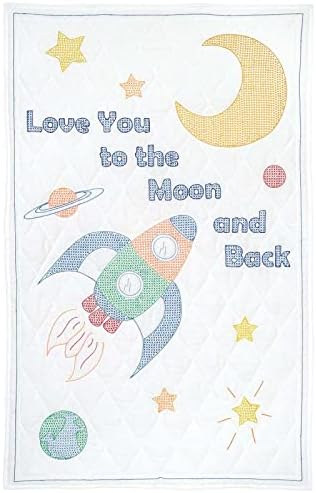 ג 'ק דמפסי חותמת שמיכה לבנה למעלה 40 אקס 60 - אוהב אותך לירח -4060 944