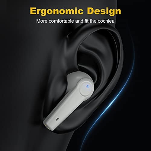 קינגסטאר רעש מבטל אוזניות אלחוטיות Bluetooth 5.1 אוזניות מבטלות רעש פעילה בתוך האוזן