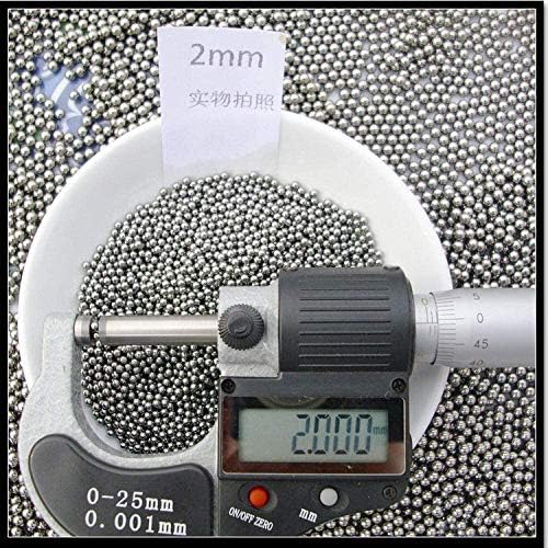 כדור פלדה Syzhiwujia דיוק גבוה G10 כדור פלדה מיני, 0.8-4.5 ממ, GCR15 נושאת כדור פלדה -1000 יחידות 1 ממ