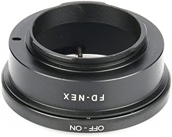 מתאם עדשת סגסוגת אלומיניום של Mookeenone מתאם העדשה לעדשת Canon FD עבור Nex e-mount nex5t nex3n nex3c nex7