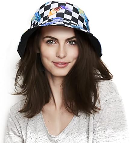כובע דלי ליטלמקס לנשים גברים בני נוער הפיכים צדי ללבוש ללבוש דייג חיצוני כובע שמש כובע קיץ טיול טיולי טיול