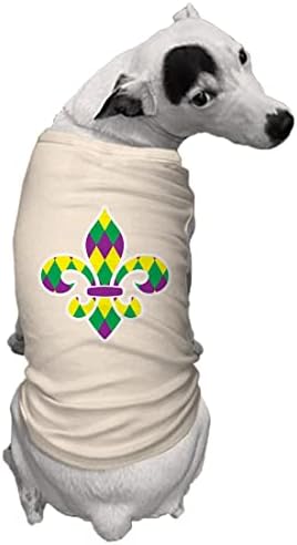 פלר דה ליס - חולצת כלבים דפוסית משובצת