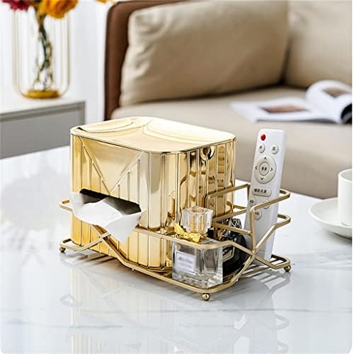 ZHAOOLEI צבע זהב קופסת בית קופסת מטבח שולחן מפית מפית אמבטיה מחזיק נייר טואלט סלון רקמות קופסאות אחסון רקמות.