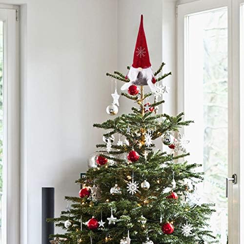Soimiss 1pc חג המולד עץ DIY Topper חג המולד עץ עץ זקן חסר פנים תליון תליון