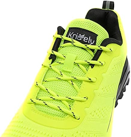 נעלי ריצה של שבילים של Kricely גברים אופנה הליכה בהליכה על נעלי ספורט לטיולים לגברים נעל אימונים טניס חוצה סנייר חיצוני