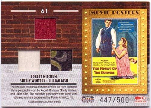 2007 פוסטרים של סרטים של Breygent ליליאן גיש, רוברט מיטצ'ום, שלי ווינטרס סרט כרטיס תלבושות מס '61-447/500