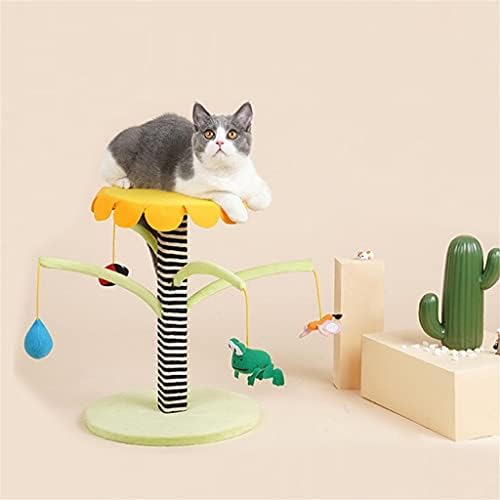 רב תכליתי חתולי עץ מתלה תליית כדור טיפוס מסגרת קטן חתולי שריטות טור חתולי טיפוס טור חתולים קפיצות פלטפורמה