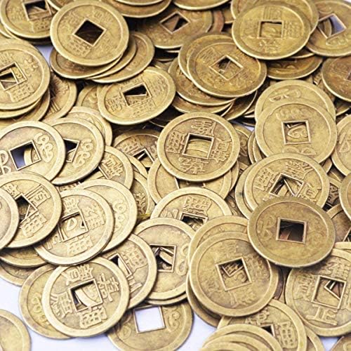 50 יחידות Feng Shui i-Ching מטבעות מטבע עתידות דיא: 20 ממ
