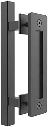 PDGJG 12 דלת אסם כבד ידית משיכה צורה מרובעת צורה סומק ידית משיכה מוגדרת פחמן/חומרת דלת נירוסטה