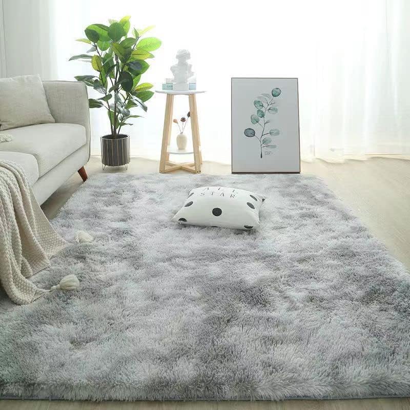 שטיח שטח גדול 8x10 רגל, שטיחי שטח עמידים 8x10 פינוי מתחת ל 100 עם תחלקות תחתון ללא החלקה, 8x10 שטיח פרוותי