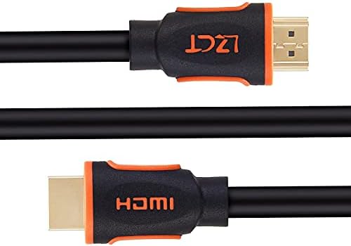 LZCT 4K HDMI 2.0 כבל 75ft חד-כיווני HDMI חוט HDMI v2.0 עם תמיכה בוסטר אות מובנה 3D UHD 2160P HDR 1080p עם Ethernet ו- Arc Colle