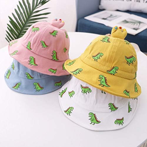 Kesyoo דינוזאור יצירתי דפוס שמש כובע תינוק UV הגנה על קיץ דייג כובע כובע הגנת שמש חוף חוף