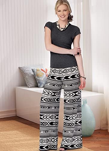 מכנסיים קצרים, קפריס ומכנסיים של בטרטס מיס, קוד B6851 ערכת תבניות תפירה, גדלים 6-8-10-12-14-16-18-20-22, רב צבעוני