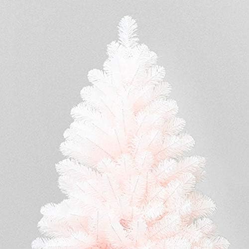 עץ חג המולד של ZPEE PVC PVC, עץ אורן צירים מלאכותי עם מתכת עמד
