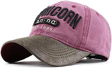 וינטג 'חיצוני כובע בייסבול שטוף אבא במצוקה כובע משאית מתכווננת ברקמה כובע רטרו מישור רטרו יוניסקס אבא