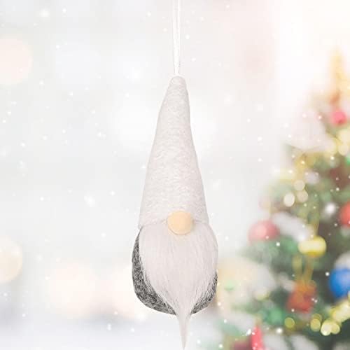 1 יחידות חג המולד קלאסי אופי תליון עץ חג המולד קישוט יצירתי חג המולד מתנה מוכתם זכוכית ציפורים