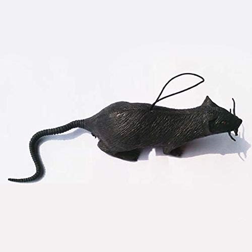 Zamtac 50 pcs/הרבה עכברים שחורים עכבר עכבר עכברים גומי חולדות צלמיות צעצוע ריאליסטי בדיחה מפחידה מלאכת הבית עיצוב
