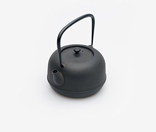 קומקום תה ברזל יצוק Azmaya - Tetsubin Black Nambu 1 ליטר קומקום