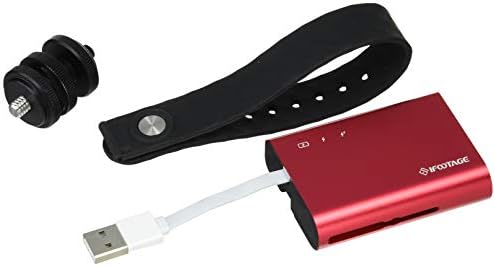 ifootage 816986 חשמל ריי E1 USB אספקת חשמל חיצונית למצלמה, אדום