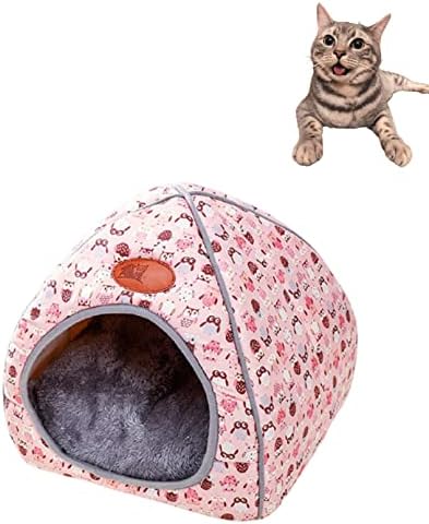 עצמי התחממות חתול מיטת-ארנב עיצוב חתול בית נייד נשלף רחיץ חתולי קן עבור קטן בינוני חתלתול כלב חתול מיטה