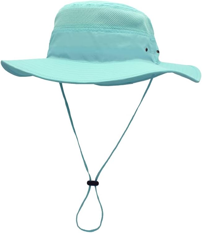 כובעי דיג של אוביל לגברים נשים UPF50+ UV הגנה על שוליים רחבים כובע דלי אטום למים ספארי, חוף, כובע קמפינג