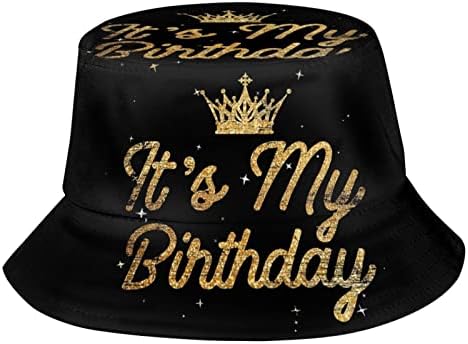 יום הולדת שמח כובע דלי יום הולדת דייג דייג כובע חוף נסיעות כובע שמש כובע חיצוני לנשים גברים יוניסקס