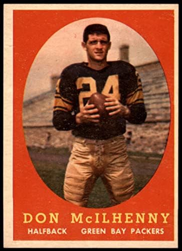 1958 Topps 71 Don McIlhenny Green Bay Packers Ex Packers SMU