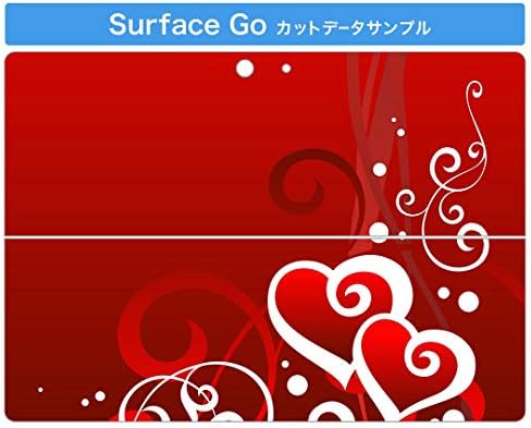 כיסוי מדבקות Igsticker עבור Microsoft Surface Go/Go 2 אולטרה דק מגן מדבקת גוף עורות 001017 דפוס לב