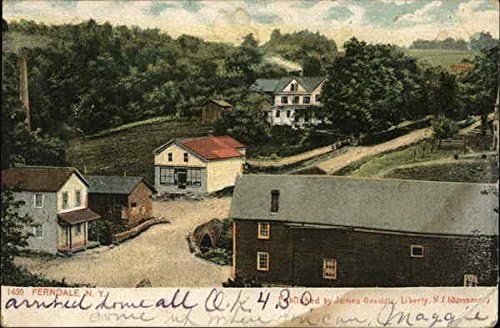 מבט מלמעלה פרנדייל, ניו יורק ניו יורק גלויה עתיקה מקורית 1907
