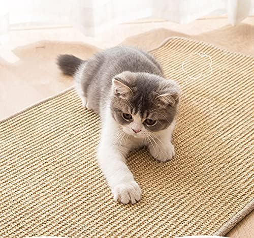 סיסל חתול מגרד מחצלת שולחן רגל ספה הגנת מחצלת חתול משטח גירוד ריהוט מגן חתול גרדן חתול צעצוע מקורה חתול לטחון טפרים