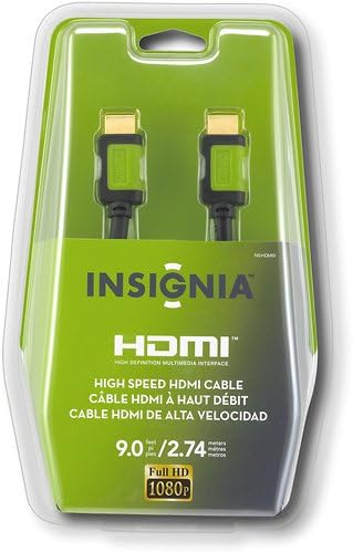Insignia מהירות גבוהה 3d 1080p כבל HDMI - 9 רגל